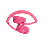 BuddyPhones - Play+ RosePink-SafeAudio 75/85/94dB Volume Limit