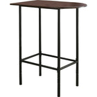 Monarch Specialties - 2345 Bar Maison - 24 po X 36 po /Espresso/Metal Noir-Cette table de bar gagne-place est dotée de pattes tubulaires élégantes et d'une surface de couleur cappuccino de style tendance qui rehaussera l'allure contemporaine de votre décor décontracté