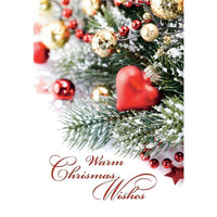 Cartes de Noël, Warm Christmas (anglais), paq./18-Toutes les cartes sont enveloppées individuellement avec cellophane