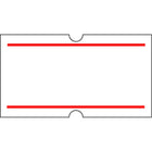 Motex – Étiquettes 5500, 7/8 x 7/16 po, blanc, bande rouge, 10/rouleaux (38-1252-RS)-Étiquettes pour pistolet étiqueteur