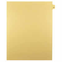 Markmaker - Intercalaires imprimes Legal, Chamois, 1/25th coupe, format lettre, sans trous, 25 tabs/PQT, 5 PQT/Boite, Numero 177-Intercalaires imprimes Legal