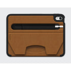 Zugu - etui folio magnetique pour iPad 10e generation 10,9 po (2022) - Marron (Cognac)-Pare-chocs robuste et coque en TPU + PC robuste pour une protection contre les chutes majeures