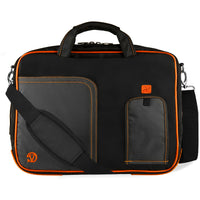 Classic Clamshell Sacoche pour Ordinateur Portable 15,6 po,  Orange-Sacoche polyvalente pour ordinateur portable Comprend des poches pour accessoires pour cartes de visite, stylets, stylets et tablettes ou organisation sans effort.