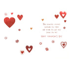 Rosedale Gold - Cartes de souhaits/Enveloppes - Joyeuse St-Valentin Nièce - 5-1/2 po x 8 po - paquet de 6-Avec fini scintillant et métallique