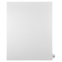 Markmaker - Intercalaires imprimes Legal, Blanc, 1/15th coupe, format lettre, sans trous, 25 tabs/PQT, 5 PQT/Boite, Numero 135-Intercalaires imprimes Legal