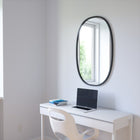 Miroir mural oval Umbra Hub black-5
