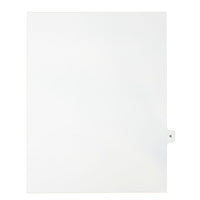 Mark Maker – Onglets séparateurs juridiques blancs, 1/15 onglets, format lettre, sans trous, lettre K 25/paquet-Onglets séparateurs blancs, 1/15 onglets