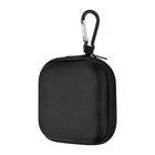 Nifty - Étui carré pour écouteurs NSECBK, noir-Design mince, tenant bien dans les poches et facilitant le transport