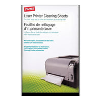Staples - Trousse de nettoyage pour imprimante laser, paq./3-Nettoyez votre imprimante laser et autres appareils de bureau rapidement et sans effort