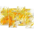 Designart – Art imprimé sur toile, tulipes jaunes (PT3429-271)-Impression