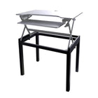 Rocelco – Support de sol pour bureau assis/debout DADR-FS, pour DADR-40 ou DADR-46, noir-Support de sol très robuste qui convertit le support de bureau DADR-40 ou DADR-46 en bureau assis/debout complet.