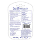 Verbatim - Clé USB 3.2 Gen 1 SeaGlass 128 Go, Grise-Windows XP, Vista, et Windows 7 et versions supérieures, Mac OS X 10.1 et versions supérieures, Linux Kernel 2.6 et versions supérieures
