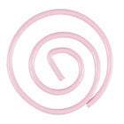 JAM PAPER - Trombones Circulaires Colores, Rose Bebe, 2 Paquets de 50-Trombones de qualite superieure fabriques à partir de fil d'acier recouvert de vinyle de haute qualite.