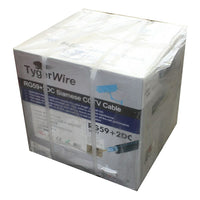 Câble coaxial TygerWire RG59 de 500 pi, 13 x 13 x 13 po, noir-Conducteur central en cuivre nu massif