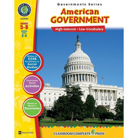 Livre numérique : American Government (format PDF, téléchargement pour 1 utilisateur), ISBN 978-1-55319-343-2, 5e à 8e année-Vous recevrez deux courriels : un confirmant toute la commande et l'autre avec un bouton Download Software (Télécharger le logiciel). Vous pouvez télécharger immédiatement ou revoir votre courriel pour télécharger plus tard.
