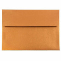 JAM Paper Enveloppe A8 Stardream, effet métallisé, cuivré, 50/paquet-Enveloppes cuivrées Stardream à effet métallisé