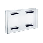 Azar - Trame de panneau de panneau de back-back 17 po l x 11 po H - Clair - Paquet de 2-Vendu en paquets de: 2