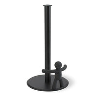 UmbraMD – Porte essuie-tout Buddy-Porte essuie-tout amusant et fonctionnel Buddy fabriqué par Umbra. Fabriqué en métal et en plastique avec un fini noir mat