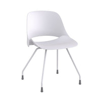 Humanscale - Chaise de bureau Trea - Blanche-La chaise Trea est constituée d’un solide mécanisme innovant à 12 degrés d’inclinaison. Son design modulaire global facilite l’interchangeabilité et l’entretien de chacune de ses pièces et réduit ainsi son impact sur l’environnement.