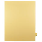 Markmaker - Intercalaires imprimes Legal, Chamois, 1/25th coupe, format lettre, sans trous, 25 tabs/PQT, 5 PQT/Boite, Numero 172-Intercalaires imprimes Legal
