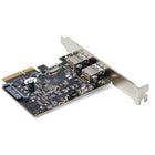 StarTech - Carte PCIe USB 2 ports avec 10 Gbit / s / port-Performances usb optimisées : carte d'extension prend en charge multiple ins, pour maintenir une vitesse maximale avec des périphériques à vitesse mixte, et uasp; optimisée pour les disques ssd/hdd, nvme et clés usb, compatible avec usb 3.0/2.0