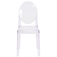 Flash Furniture – Chaise fantôme avec dossier ovale (OWGHOSTBACK18)-Chaise d'appoint de style classique
