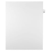 Mark Maker – Onglets séparateurs juridiques blancs, 1/25 onglets, format lettre, sans trous, numéro 180, 25/paquet-Onglets séparateurs blancs, 1/25 onglets