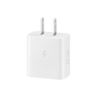 Samsung - Adaptateur secteur de voyage 25 W avec câble USB-C vers USB-C - Blanc-Plus mince et plus convivial, grâce à GaN Tech