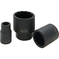 Douille 12pans standard, chocs 1 5/6x1/2po-Taille : 1-5/16 po