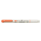 Zebra – Surligneur double pointe style stylo Mildliner, rose corail doux-Pointe biseauté à double extrémité