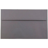 JAM Paper Enveloppes format invitation avec fermeture gommée, 6 x 9 1/2 po, gris, 100/paquet-Gris