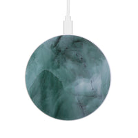 General Supply Goods + Co - Chargeur Sans Fil Qi 10 W - Vert Jade Marbré-De recharge sans fil certifié Qi