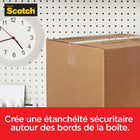 Scotch - Ruban d’emballage Box Lock(MC) - 48 mm x 50 m (1,88 po x 54,6 vg)-L’adhésif thermofusible robuste, durable et exempt de solvant qui scelle et protège