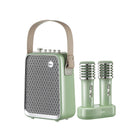 Divoom - Ensemble audio maison ktv Songbird Karaoke portable Bluetooth avec microphone sans fil double - vert-Son puissant : Profitez d’un son de haute qualité avec une puissance de 50 W qui produit un son clair et précis.
