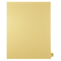 Markmaker - 25 tabs/PQT, 5 PQT/Boite, Intercalaires imprimes Legal, Chamois, 1/15th coupe| format lettre, sans trous, Numero 180-Intercalaires imprimes Legal