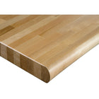Bois dur laminé coupe Bullnose, Dimensions : 60 larg. x 30 prof. (po)-Dimensions : 60 larg. x 30 prof. (po)