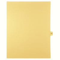 Markmaker - 25 tabs/PQT,5 PQT/Boite, Intercalaires imprimes Legal, Chamois, 1/15th coupe| format lettre, sans trous, Numero 114-Intercalaires imprimes Legal