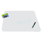 Artistic Products – Sous-main Krystal View™ antireflets avec Microban, 20 po x 36 po-Sous-mains incolore givré qui protège votre bureau et permet de conserver l'information importante de façon bien visible