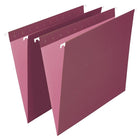 Staples Chemises suspendues de couleur, format lettre, 8 1/2 po x 11 po, bourgogne-Format lettre