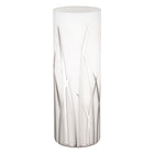 Eglo - Rivato lampe de table avec interrupteur sur fil - 10.25" - verre blanc et chrome-Lampe de table