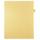 Markmaker - 25 tabs/PQT,5 PQT/Boite, Intercalaires imprimes Legal, Chamois, 1/15th coupe| format lettre, sans trous, Numero 124-Intercalaires imprimes Legal