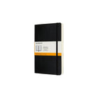 Moleskine – Cahier Classique Élargi – Grand – Ligné – Noir – Couverture Souple (QP616EXP)-400 pages, papier de couleur ivoire, 8,5 po x 5,5 po