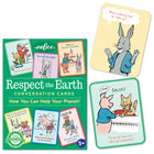 eeBoo Respectez les cartes de conversation de la Terre / Comment vous pouvez aider votre planète-Imprimé sur papier certifié FSC