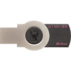 Kingston - DataTraveler 101 G3, 64 Go-Prend en charge : Windows® 8.1, Windows 8, Windows® 7 (SP1), Windows Vista® (SP2), Mac OS X v.10.6.x+, & Linux v.2.6.x+