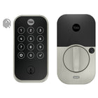 Yale - 420 Assure Lock 2 Touch avec Bluetooth - À clé - Nickel satiné-Déverrouillez avec votre empreinte digitale avec une précision de 99 pourcent et un temps de reconnaissance inférieur à 0,5 seconde