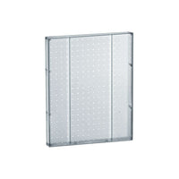 Azar Displays – Tableau mural à 1 côté avec panneau perforé, 20 x 16 po, translucide, 2/paquet (771620-CLR)-Pour surfaces planes