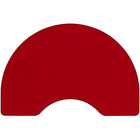Flash Furniture – Table d’activités haricot à surface thermofusionnée, 48 x 96 po, pattes standards à hauteur réglable, rouge-Forme : haricot