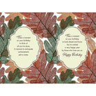 Rosedale - Carte de voeux, anniversaire petit-fils, gâteau et feuilles-Qualité boutique de cartes de souhaits