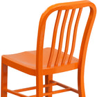 Chaise pour l’intérieur et l’extérieur, métal, orange (CH-61200-18-OR-GG)-5