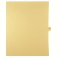 Markmaker - 25 tabs/PQT,5 PQT/Boite, Intercalaires imprimes Legal, Chamois, 1/15th coupe| format lettre, sans trous, Numero 113-Intercalaires imprimes Legal
